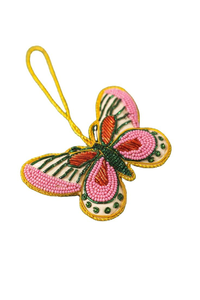 Abalorio de bordado con cuentas NEW YORK con diseño de manzana y llavero, único y elegante - Product Image 3