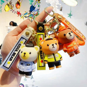 Llavero de Goma 3D Ecológico Personalizable, Acabado Sin Níquel, Estilo Coser/Pegar, Exhibición de Espíritu de Equipo, Halloween - Product Image 2