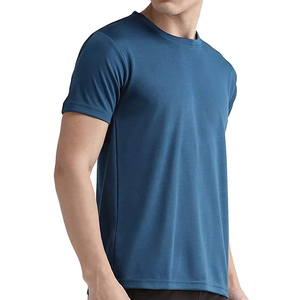 T-shirts en coton épais de haute qualité pour hommes, personnalisables, décontractés, coupe oversize, épaules tombantes, effet délavé à l'acide - Product Image 3