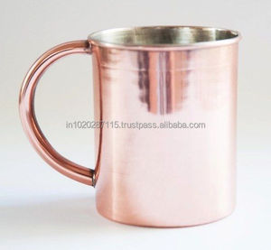 Premium hammered copper mugs perfect for rustic farmhouse kitchen decor and bar serving <b>essentials</b> collection - Product Image 2