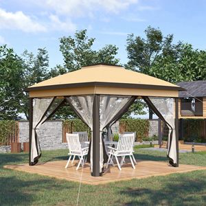Borsa per il trasporto regolabile in altezza per Gazebo Pergola 11x11 Pop-up a doppio tetto con pareti laterali in rete con cerniera - Product Image 2