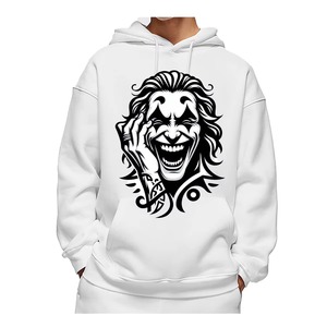 Unisex Regular Fit Pullover Hoodie Polyester/Cotton Fleece Eco-Friendly Zipper Custom Graphic High Street Spring Quick Dry - Product Image 2
