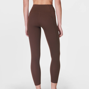 Custom Size Color High Quality Breathable Cotton/Bamboo Fabric Solid Anti-Bacterial Women <b>Yoga</b> <b>Leggings</b> - Product Image 2