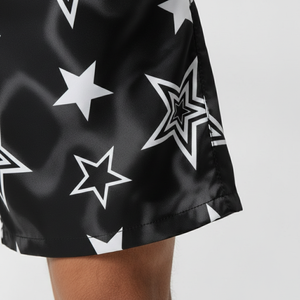 กางเกงขาสั้นออกกำลังกายผู้ชาย ผ้าฝ้าย 100% แห้งเร็ว ระบายอากาศดี ป้องกันริ้วรอย เอวยางยืด มีเชือกผูกและกระเป๋า - Product Image 5