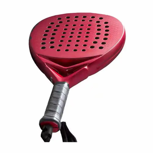 Raquette de Beach Tennis Junior Amateur en Carbone Haute Qualité, Nouvelle Raquette Souple Faite Main, Filet en Nylon, Forme Diamant, 360g, Résistante aux Chocs - Product Image 2