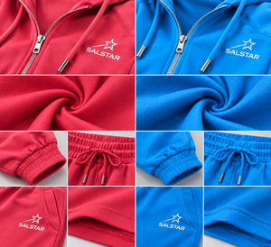 Women <b>Cropped</b> <b>Hoodie</b> Tracksuit Set Custom Logo, 2 Piece Set, Oversized Sweatpants & <b>Zip</b> <b>Up</b> <b>Hoodie</b> Manufacturer - Product Image 5