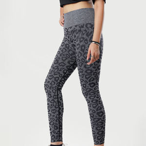 Low MOQ <b>High</b> Quality Knitted <b>High</b> Waist Women's Legging for Fitness Wear with Custom Logo - Product Image 4