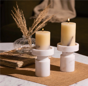 <b>Marble</b> <b>Candle</b> <b>Holder</b> Tealight Stand Oval Shape White Stone Color <b>Holder</b> <b>Marble</b> Tea Light <b>Holder</b> Set - Product Image 6