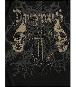 Camiseta de Alta Calidad Premium con Estampado Personalizado, 100% Algodón Tejido, Cuello Redondo Holgado, Hombros Caídos, Manga Corta, Transpirable, Estilo Urbano para Hombre - Product Image 3