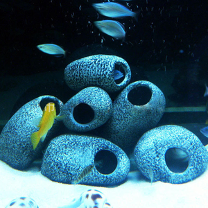 Décoration de roche en résine pour aquarium, abri en pierre simulée, ornement paysager pour aquarium, pour usage aquatique - Product Image 6