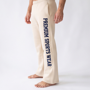 Pantalones Deportivos Personalizados con Bordado Flare, Cintura Elástica Ajustable, Pantalones de Pijama con Corte Flare, Felpa de 450 g/m², Pantalones Deportivos Flare para Hombre - Product Image 1