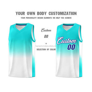 Wholesale Custom Fade Basketball Uniform Gradient Print Jersey & Shorts Team Wear Quick Dry Mesh Polyester OEM Basketball Wear - Product Image 5