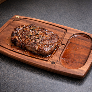 Planche à découper en bois, plateau de service rectangulaire, assiette de dîner à compartiments, écologique, sans danger pour les aliments, compatible lave-vaisselle, lavage à la main - Product Image 3
