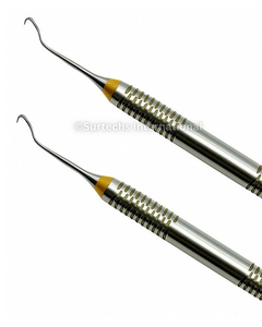 Surtechs Periodontal Montana Jack Sickle Scaler, Instrumento Dental de Doble Punta con Luz, Juego de 2 - Product Image 5