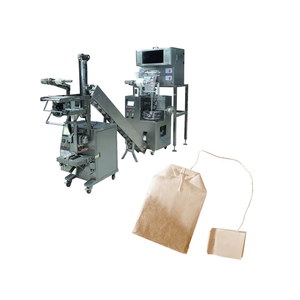 Machine d'emballage automatique de sachets de thé 380V, contrôle électrique PLC, remplissage de sacs en papier, acier inoxydable 304 de qualité alimentaire, haute productivité - Product Image 1