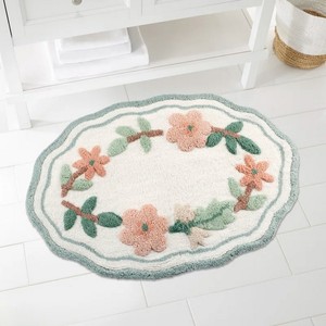 New Design Luxury <b>Bath</b> Mat Quality Assurance Pure Cotton Tufted Long Durable Bathroom Floor Mat Wholesale Prices Machine Made - Product Image 2