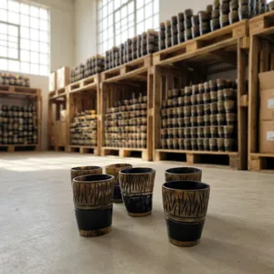 Verre à shot en corne de bœuf de bonne qualité, cadeau de barware viking, tasse à boire médiévale, petite tasse en corne pour bar, meilleur prix pour tasse en corne - Product Image 1