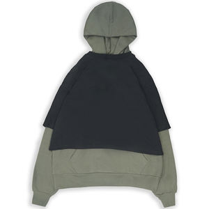Custom Screen Printing Oversized Heavyweight 100% Cotton Double Layer Fleece Pullover <b>Hoodie</b> Men's Winter - Product Image 4
