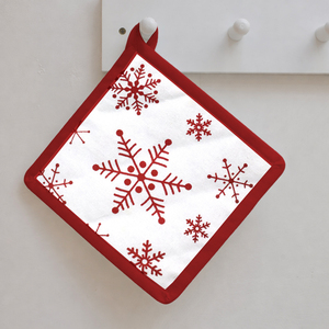 Decorative Christmas <b>Pot</b> <b>Holder</b> Customized Color & Size 100% Cotton Eco-Friendly Oven Safe Dishwasher Safe Fashionable Woven - Product Image 1