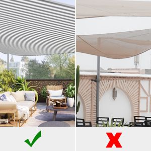 Tenda Parasole Triangolare Grigia e Bianca 25' x 25' x 25' Categoria Prodotti Piatti e Vassoi - Product Image 5