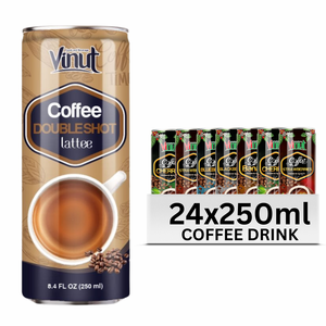 Bebida de café Arábica 250ml - VINUT Vietnam, sin OGM, sin lácteos y sin gluten, muestra gratis, Etiqueta Privada, precios de fábrica, OEM - Product Image 1