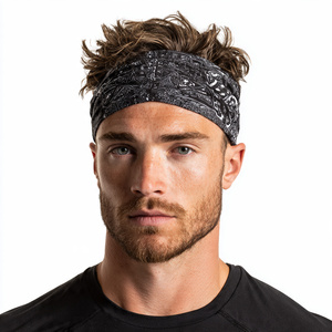 Yoga <b>Headband</b> Workout Printed Spandex Running Wear <b>Headband</b> Outdoor Jogging Fitness Wear Head Hair Bands Unisex - Product Image 4