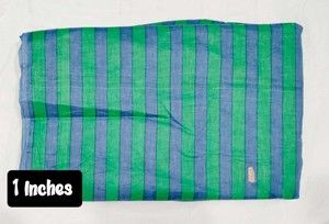 Tela ligera y transpirable 100% algodón con estampado de rayas de 1 pulgada para camisas y vestidos de verano para niñas - Product Image 2