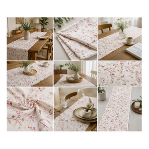 Thick Woven Cotton <b>Table</b> <b>Runner</b> Durable Decorative <b>Table</b> Linen for Daily <b>Dining</b> & Seasonal Decor - Product Image 4