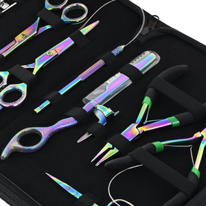 Kit de Pinzas para Extensiones de Cabello, para Instalación de Anillas Micro y Herramienta de Extracción Suave, Kit Profesional de Herramientas para Extensiones de Cabello - Product Image 2