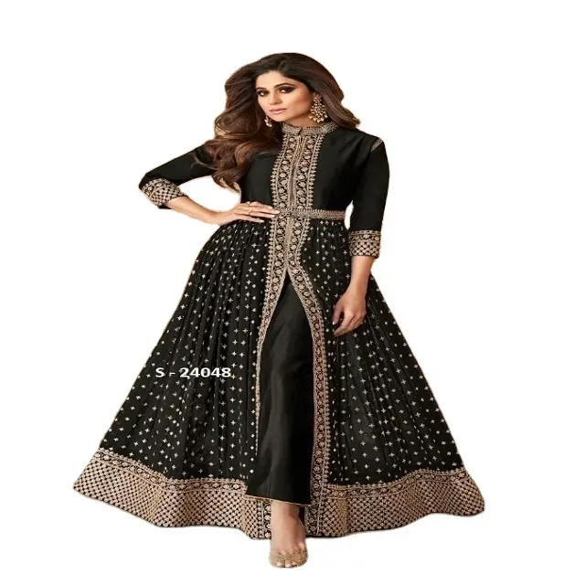 최신 디자인 사용자 정의 크기 여성 Salwar 정장 웨딩 착용 Salwar Kameez 인도 캐주얼 드레스 대량 가격