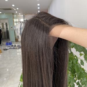 Perruques Remy 100% cheveux humains, Extensions de cheveux humains, lisses, humains, Double dessin, cheveux bruts purs, non traités, meilleures ventes - Product Image 5