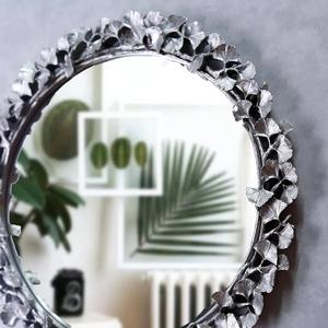 Handmade Iron Modern Bohemian Clove <b>Round</b> <b>Wall</b> <b>Mirror</b> Vintage Home Decor for Housewarming - Product Image 3