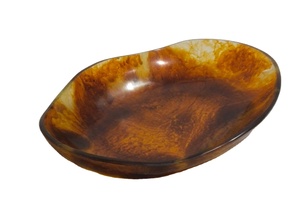 Bol à fruits en résine, décoration moderne pour la maison, décoration de table de luxe, bol à fruits en résine fait à la main, plat de service - Product Image 2