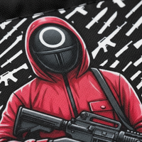 Housse de canon de paintball en toile personnalisée de qualité supérieure, avec cordon de serrage, imprimée numériquement, pour la sécurité des armes, durable