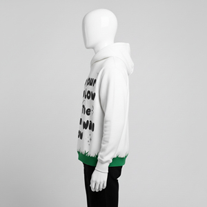 Sweat-shirts à capuche pour hommes avec impression graphique personnalisée, vente en gros, blancs, oversize, en molleton, impression en relief, streetwear, fabricant - Product Image 4
