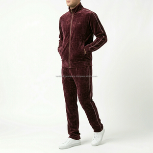 Private Label Y2K Velour Tracksuit Women Custom Brand Logo Rhinestone Velvet Full Zip Hoodie Flare Sweatpants Set Manufacturer - Product Image 6