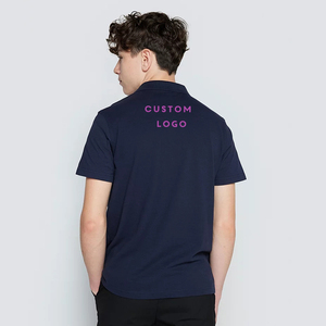 Chemises polo unisexes à manches courtes en coton pour uniforme scolaire, coupe ajustée - Product Image 3