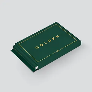 จองกุก (BTS) - GOLDEN [เวอร์ชั่นอัลบั้มเวอร์ส] เพลงเคป๊อป พร้อมการ์ดรูปภาพสุ่ม โปสการ์ด การ์ด QR ไอดอลเกาหลี วงบังทัน - Product Image 1
