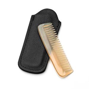 Peigne à cheveux en corne de bœuf de buffle écologique de haute qualité taille Quatomize élégante personnalisée pour un usage quotidien meilleur prix de gros pour - Product Image 2