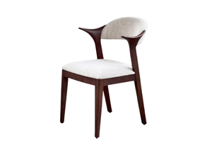 Chaise de salle à manger Dero Outdoor en teck massif, style mid-century modern, pour l'intérieur et l'extérieur. - Product Image 2