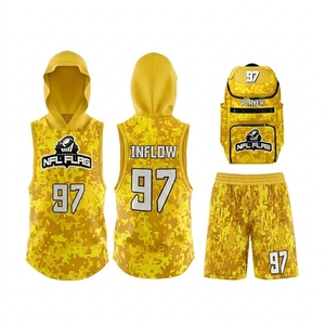 100% Custom Digital Printed <b>Compression</b> Fit Sports Jerseys 7v7 7on7 Unisex American Football Uniforms Skin Fit - Product Image 4