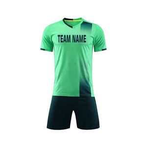 2025 sublimación personalizada 100% poliéster uniformes de fútbol Unisex nuevo diseño Jersey conjunto de fútbol para adultos - Product Image 6