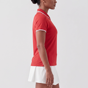 Camisetas Polo de Mujer de Alta Calidad, Corte Regular, Transpirables, de Secado Rápido, Tejidas, Casuales, con Logotipo Personalizado Impreso en DTF, Ecológicas - Product Image 3