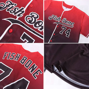 Original Design Custom Baseball Jersey Digital Printed Mesh <b>Polyester</b> V Neck <b>T</b> <b>Shirt</b> Stitched Personalized Team Logo Name - Product Image 5