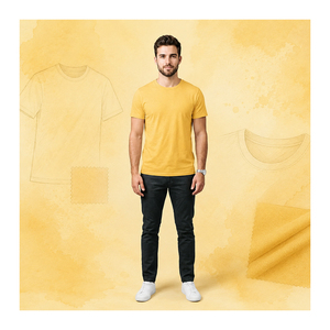 Camisetas de Algodón de Manga Corta, Cuello Redondo, Corte Ajustado, Transpirables, Unisex, de Primera Calidad, para Exportación, Personalizadas, OEM, al por Mayor - Product Image 2