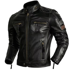 Genuine Fashion <b>Leather</b> <b>Jacket</b> <b>Leather</b> <b>Jacket</b> With Removable Hood Customized <b>Leather</b> <b>Jackets</b> - Product Image 1
