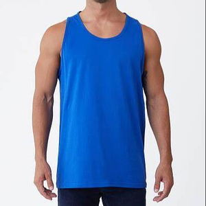 สินค้ามาใหม่ 2026 เสื้อกล้ามผู้ชายคอกลม ผ้าสแปนเด็กซ์/คอตตอน ระบายอากาศได้ดี คุณภาพสูง สำหรับใส่ลำลอง ออกกำลังกาย ฟิตเนส มีไซส์ใหญ่ ขายส่ง - Product Image 2