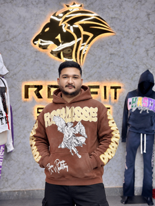 Custom <b>Men</b> <b>Zip</b>-<b>Up</b> Hoodie Oversized Streetwear <b>Fleece</b> Sweatshirt Winter Digital Printing 100% Cotton Eco-Friendly Kangaroo Pocket - Product Image 5