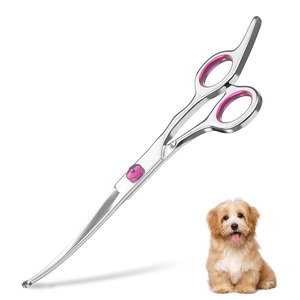 Tijeras Curvas de Acero Inoxidable de Alta Calidad para Peluquería Canina, Diseño Nuevo, Duraderas, Ecológicas, Venta Directa de Fábrica - Product Image 1
