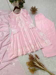 Nuevo Conjunto de Top de Fiesta para Mujer, Diseño de Diseñador, Bordado con Lentejuelas, Reversible, Elástico, de Secado Rápido, Sin Arrugas, de Seda H.O. - Product Image 4